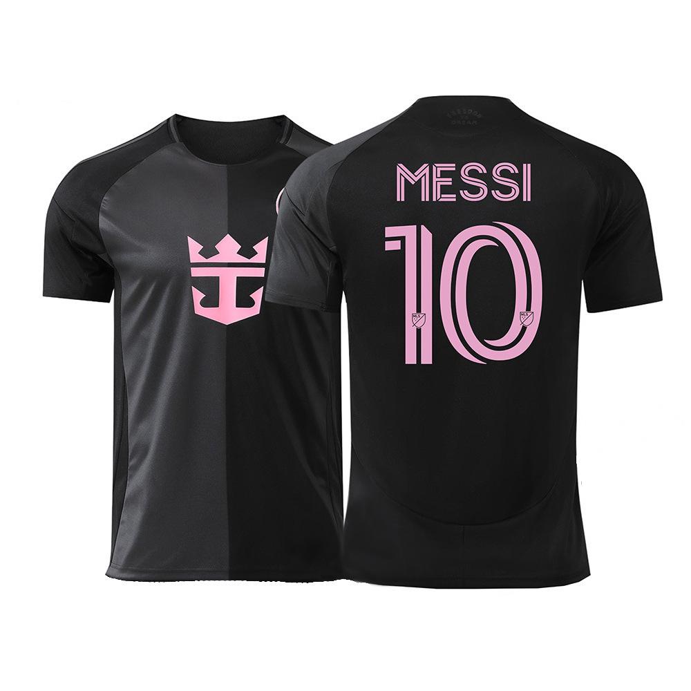 2526 Miami Away Jersey No. 10 Messi 9 Suarez Children's Adult Football Jersey Set Jersey