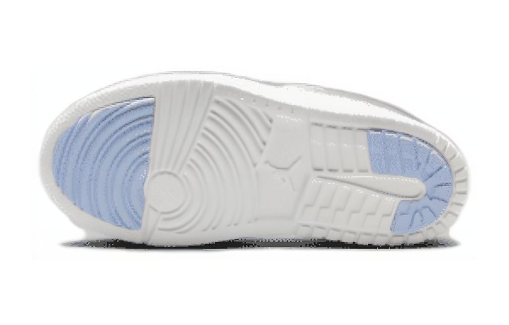 Jordan Air Jordan 1 Abrasion Resistant Low top Kids' Skateboarding Shoes White Children Aged 3 7 Years Old FQ9113-100