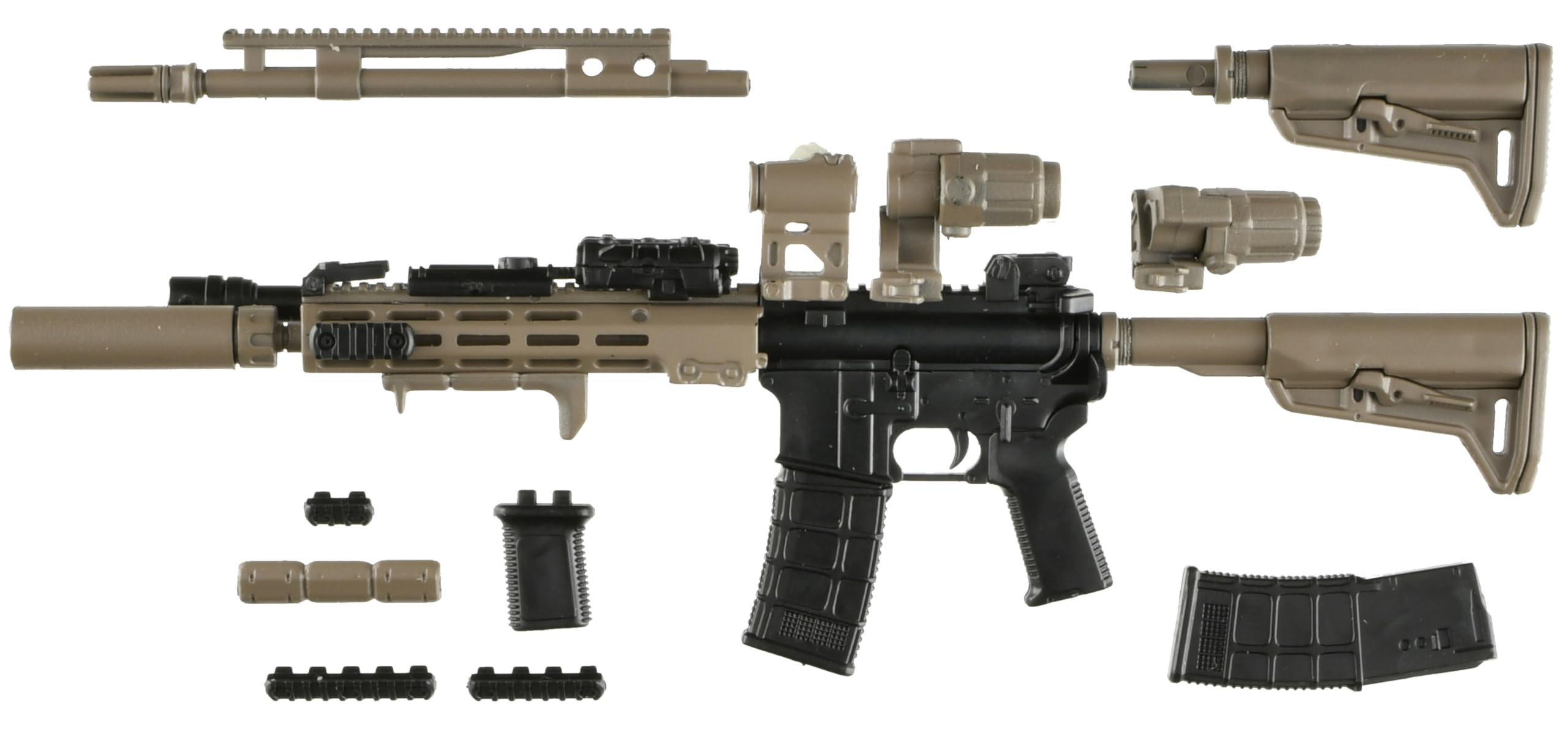 

Пластиковая модель Tomytec Little Armory LA102 M4A1URG-I калибра 11,5