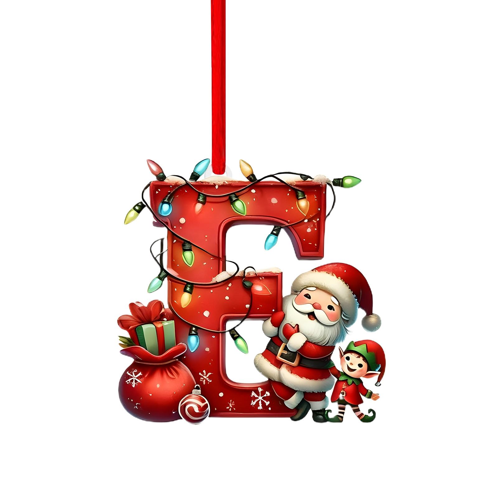 

26 букв,Рождество,Украшения,Акрил,1 One Size