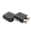3.5mm Lotus Female Stereo Audio Converter: 3.5mm Double to 2RCA Female, 3.5mm Splitter to Dual Lotus