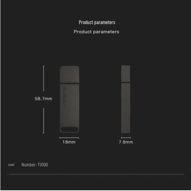 Lenovo ThinkPlus TU100 64GB USB 3.1 Metal Flash Drive