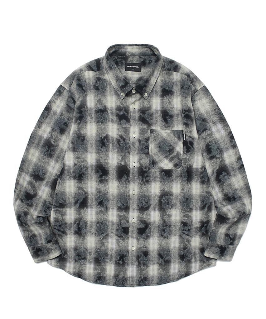 WKNDRS Checkered Bleach Shirt (Black)