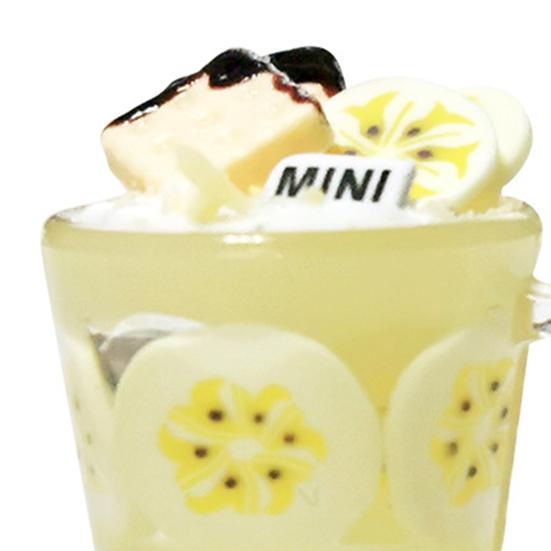 Miniature Drink Model Handmade Summer Mini Banana Drink Doll Accessory for 1:12 Scale Miniature Dessert Table