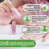 1 Stück tragbarer Kunststoff-Nagelpflege-Fingerstützständer Professionelles Nagelkunst-Locator-Fixierwerkzeug für Salon und Heimgebrauch