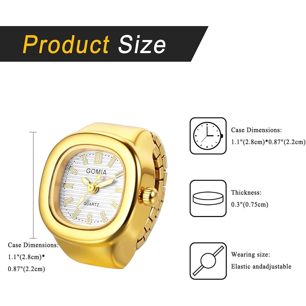 Ring Watch Cute Simple Casual Fashion Accessory Free Size