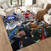 Inter Milan Area Rug Design For Game Room Dining Room Balcony Living Rooms Antislip Rug Office Home Decor Perfect Gift For Womenmen