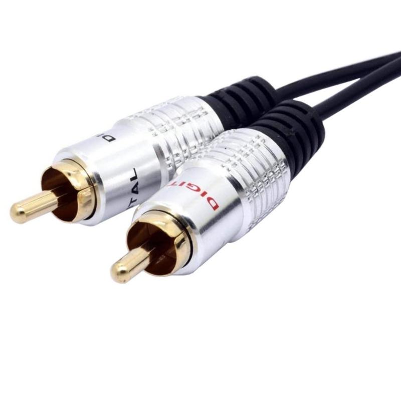 25cm Adapter Cord 3.5mm Female To 2RCA Male Cable Extension Line Gold Plated Connectors Designing