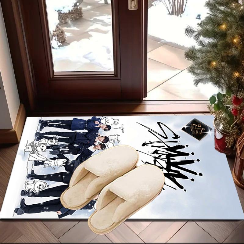 K-pop Group Performance Carpet, Chair Rug,Rug for Office Bedroom living rooms, Doormat decor Fan Gift Christmas Gift