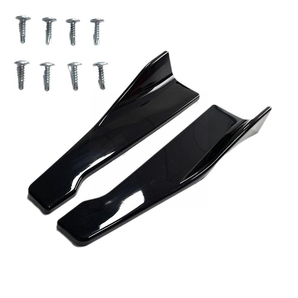 Universal 48CM Length Car Side Skirt  Rear Bumper Lip Splitter Winglet Aprons Protector Scratch Automotive Accessories