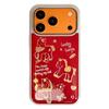 Red New Year Cartoon Horse iPhone 17 Pro Max Case