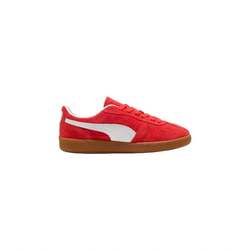 Puma Palermo Unisex Low Top Sneakers Red Comfortable Versatile 396463-58