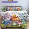 Winnie Pooh Friends Print 3Pcs Bedding Setduvet Cover With 2 Bedropillowcase Home Birthday Gift