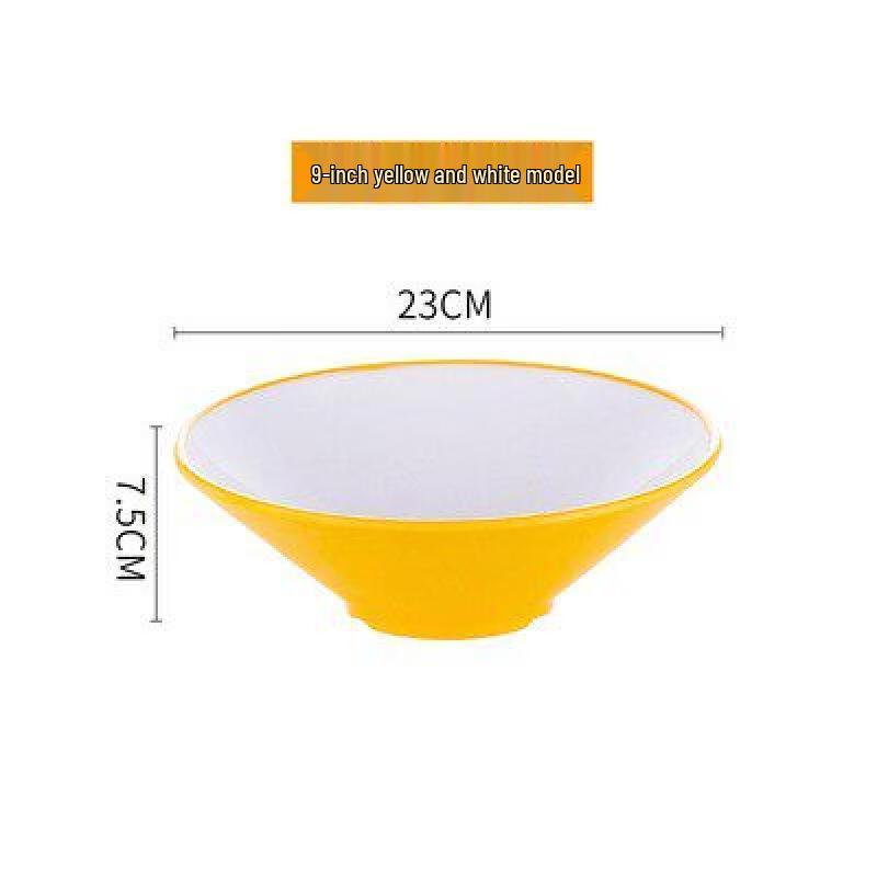 A5 Melamine 9-inch Two-Tone Noodle Bowl (2-Pack)