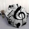 Music Note, Treble Clef-themed, Eight-ribbed, Self-folding Umbrella Is Suitable for Everyday Outdoor Use and Is An Ideal Gift for Friends an