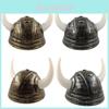Capacete Viking de Brinquedo Para Crianças Com Material Plástico Perfeito Para Festas a Fantasia e Festivais