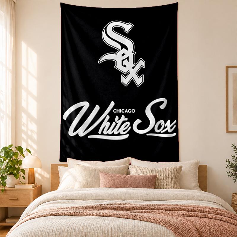 Chicago White Sox Tapestry Highquality for Decorating Living Room Bedroom Dorm Walls Ideal As Bedroom Wallart Orholiday Gift