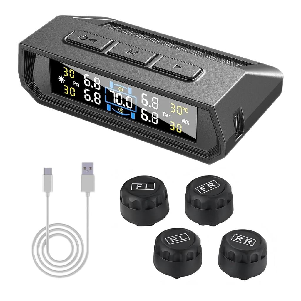 Stynxro Tire Pressure Sensor, TPMS Air Pressure Sensor, Vehicle Vibration Sensor, Pressure Sensor, Real-time