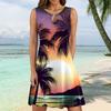 Women'S Elegant Dresses Outfits Women Trendy Boho Floral Print Beach Cover Up Casual Spring Sleeveless Vestidos De Fiesta