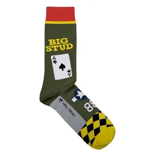 Heel Tread Unisex Adult Big Stud Socks