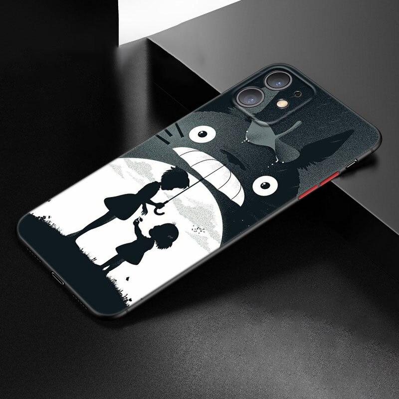 

Чохол для телефону Totor з аніме Унесені призраками для Apple iPhone 12 13 Mini 11 Pro Max XR X XS MAX 8 7 6S 6 Plus SE 5S 5 2020 чорна кришка iPhone 5 5S SE