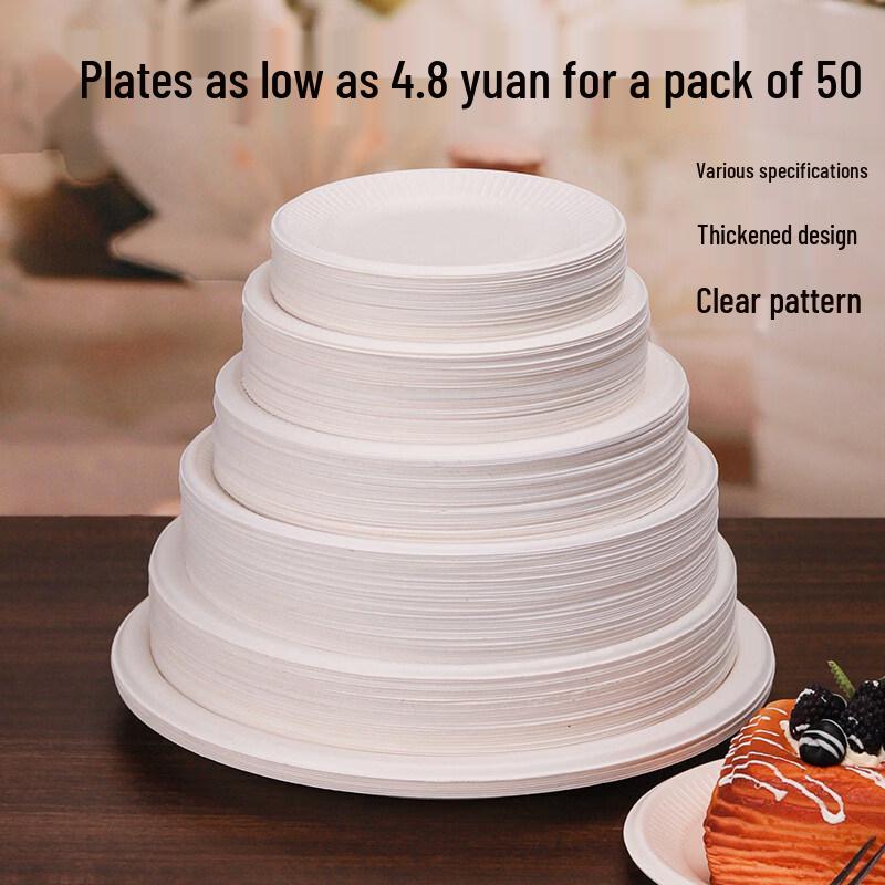 ZISIZ Disposable Paper Plates