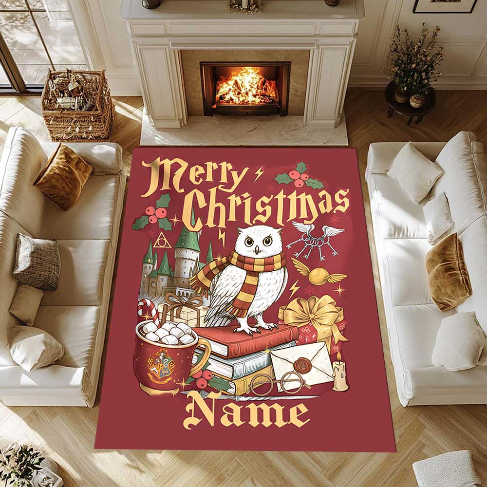 Warner Bros. Works Customize your name rug, office chair cushion, home bedroom living room gift.