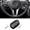 Car Emblem Steering Wheel Sticker Decoration Accessories For Mercedes Benz AMG Brabus Maybach W204 GLC CLA W205 W203 W206 W108 UYE6