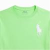Polo Ralph Lauren Solid Color Embroidered Logo Round Neck T-Shirt Kids Tops Yellow-Green CWPOTSHY8021035-300