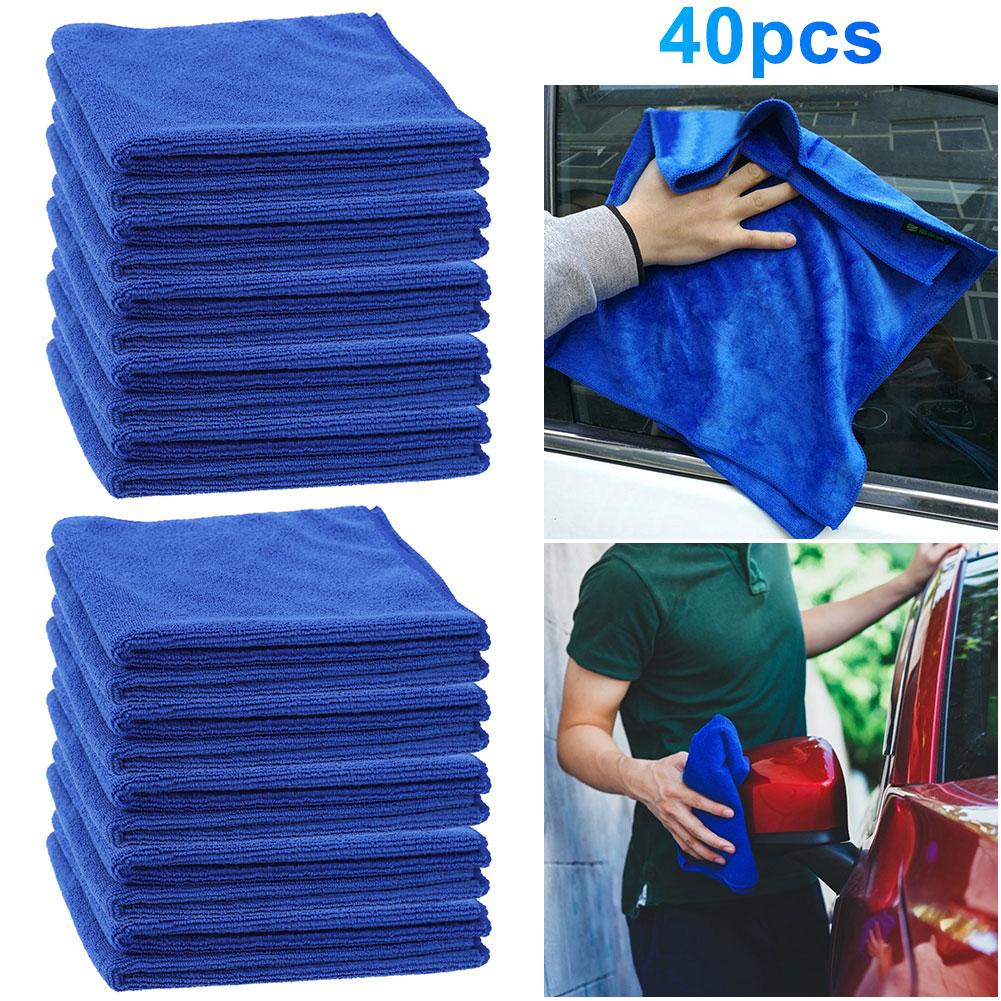 

Microfiber Fiber Towel Car Cleaning Towel for Auto Polishing (30*30cm 10Pcs) AU