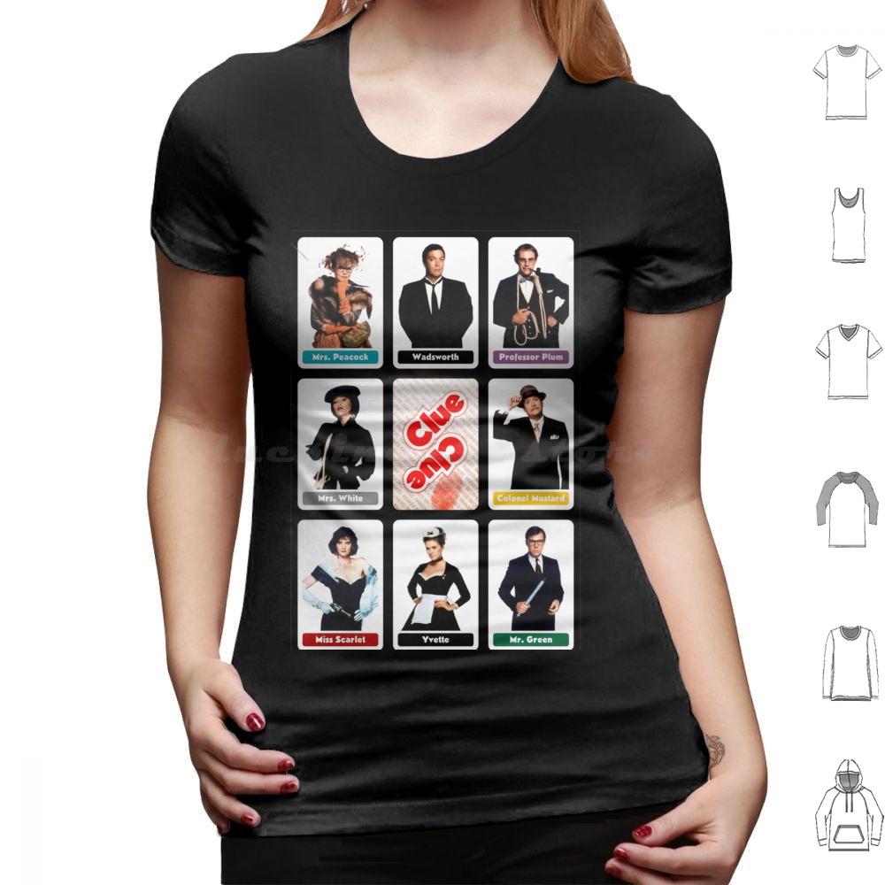 Clue 1985 T Shirt Cotton Men Women DIY Print Red Herring Singing Telegram Too Late Flames Vintage Retro Movie Clue Board