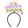 2Pcs Happy Easter Hair Hoop Bunny Carrot Eggs Chick Headband Party Prop