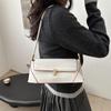 Fashion Simple Women Shoulder Bag Trendy Daily Armpit Rectangular Baguette Bag
