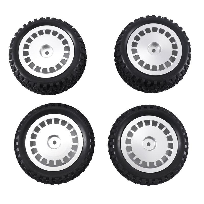 ABNR 1/10 Buggy Tires W/Alum Dish Wheel Rims For Tamiya TD4/DF03/DF02/TT02B/DT03/DT02/DB01 TORNADO EPX Off-Road Car