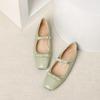 Women's 2026 Bow Single Strap Mary Jane Flats - Square Toe, Shallow Mouth, Flat Bottom