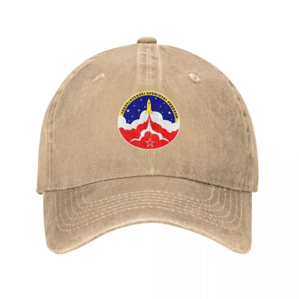 Jugoslovenski Svemirski Program Yugoslav Space Race Baseball Cap Unisex hat birthday Thermal Visor Unisexs Tennis Womens
