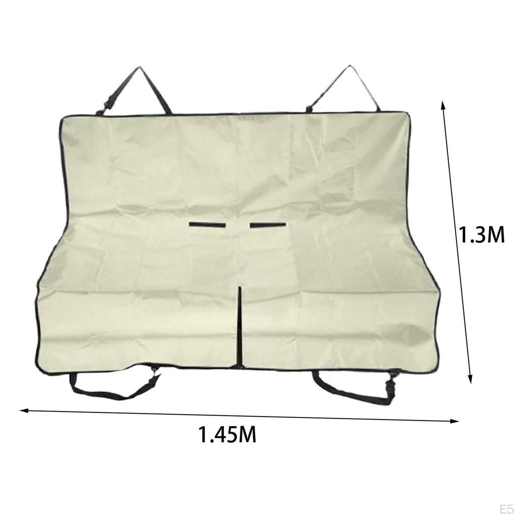 Back Seat Cover for Dogs, Car Protector Collapsible Dogs