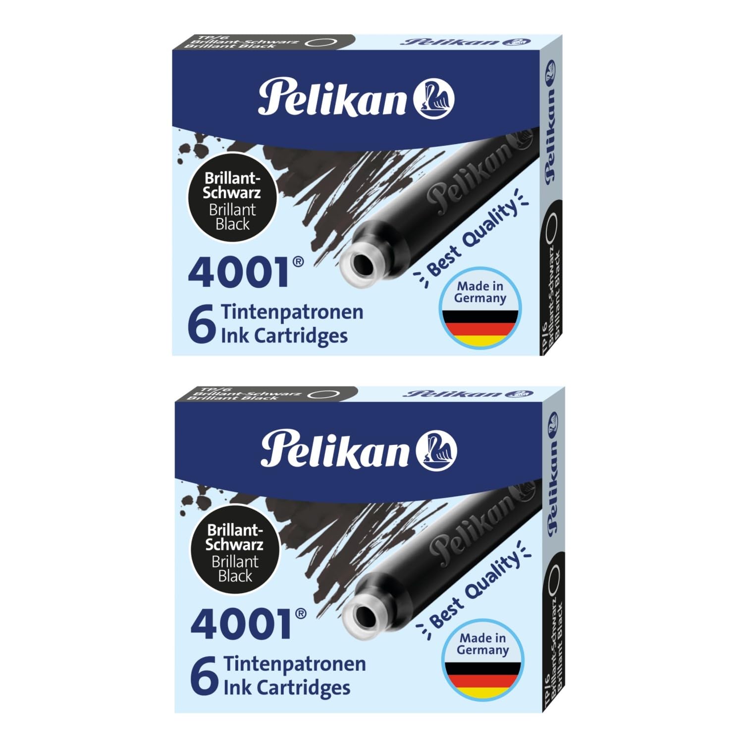 

Pelikan Картридж Pelikan чорнильний чорний 6 з 2 звичайний імпортний товар ТП/6шт/комплект чорний