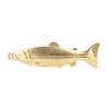 Top Quality 1Pc 140ml Portable Trout-Shaped Wine Flask for Outdoor Camping, 304 Stainless Steel Fish Design Travel Bottle