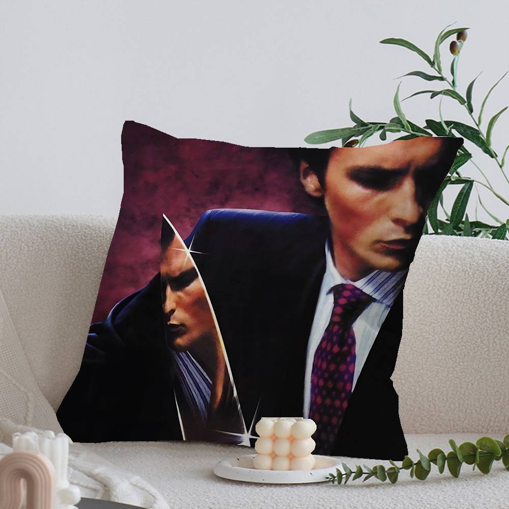 Classic A-American P-Psycho Thriller Movie Maple Design Cushion Cover Happy Autumn Harvest Decor Holiday Decorati Pillow Cover