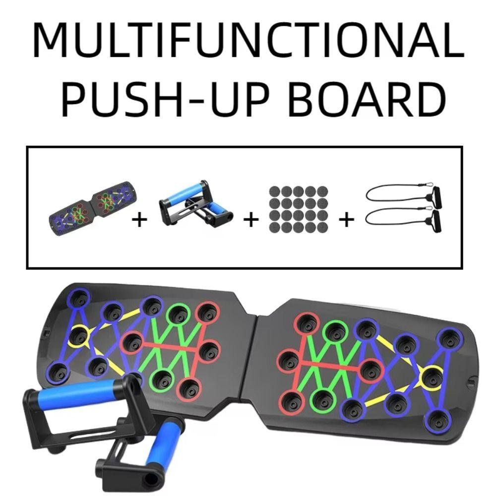 Foldable Push-up Board Multifunctional Push Up Bar Body Shaping Home Exercise Equipment  Gym