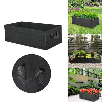 40/50/60 cm Stofffilz-Gartenblumen-Pflanzbeutel, Hochbeet-Gemüsepflanzbeutel, Pflanztopf mit Griffen, Pflanztöpfe