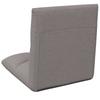 Adjustable Footstool Beige Fabric