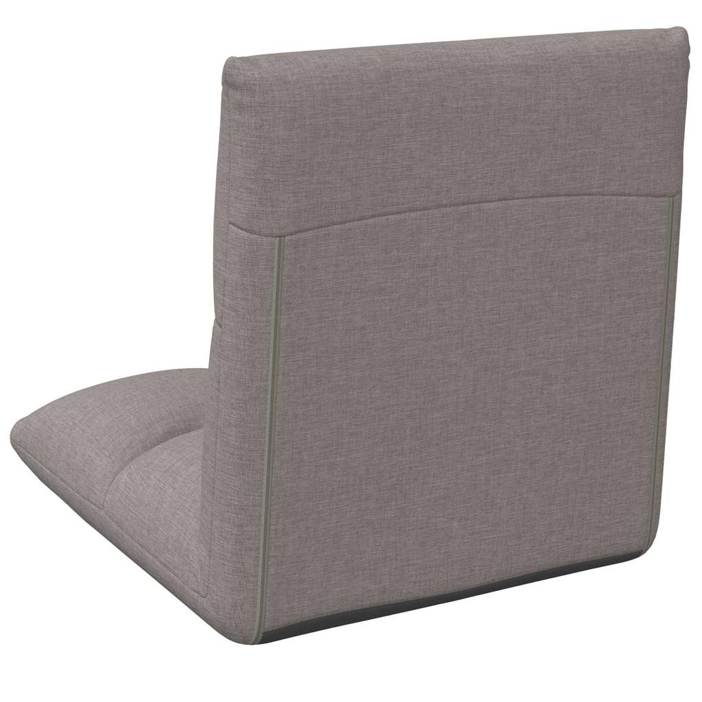 Adjustable Footstool Beige Fabric