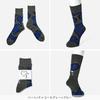Sixstocks Snoopy Goods Snoopy Gift Socks Socks Socks Made In Japan Line Heart Charcoal Gray X [CHICSTOCKS] <Official> Men's Women's (L, Blue)