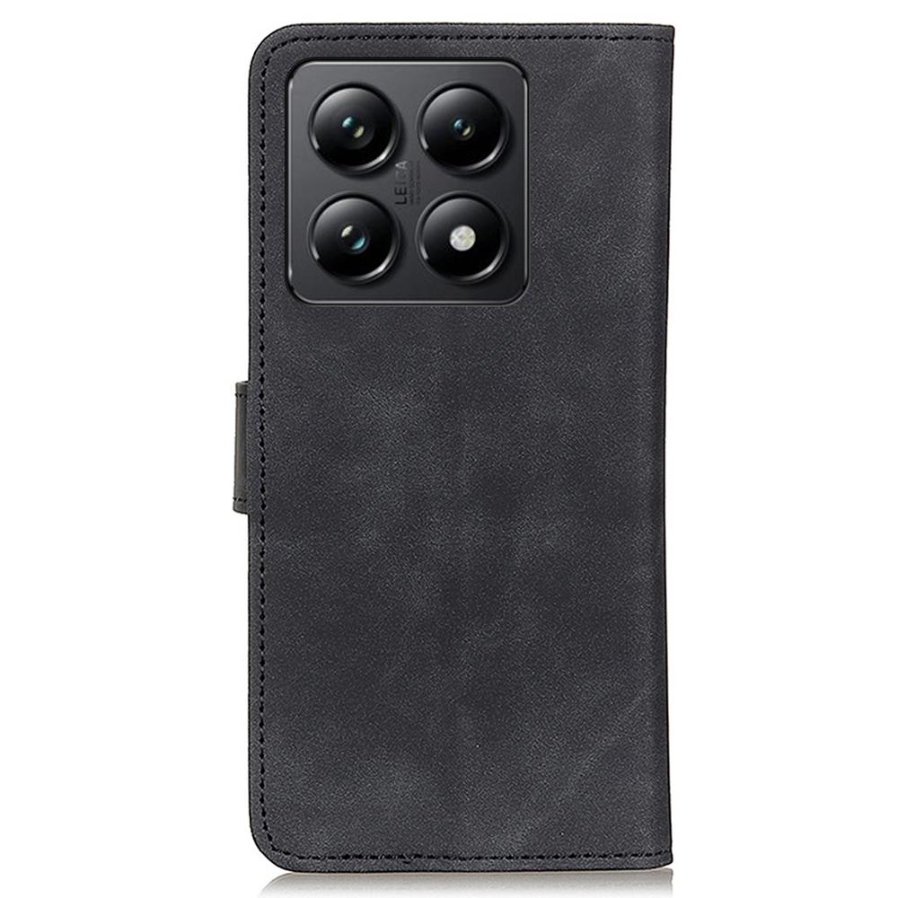KHAZNEH For Xiaomi 14T Case Retro PU Leather Wallet Stand Phone Cover