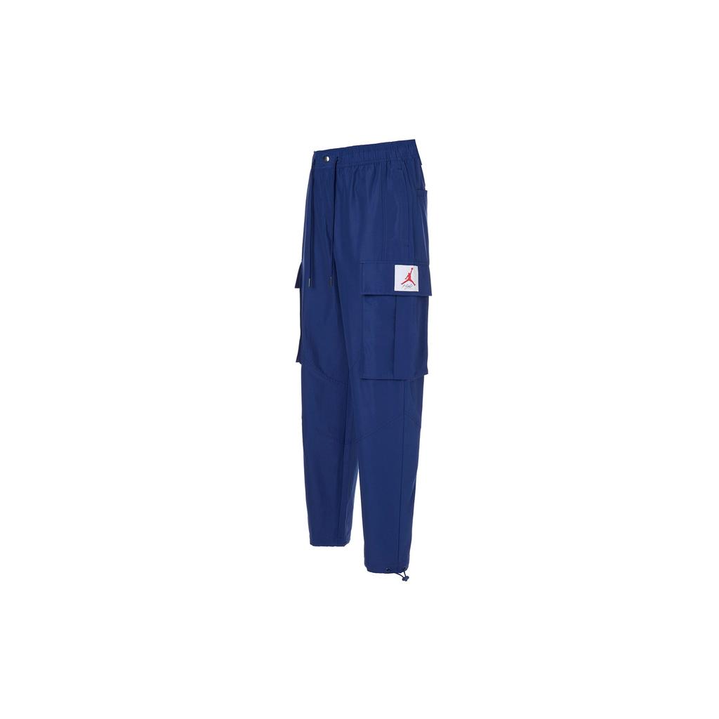 Jordan Flight Logo Woven Utility Cargo Pants Men Bottoms Space-Blue CV3178-492