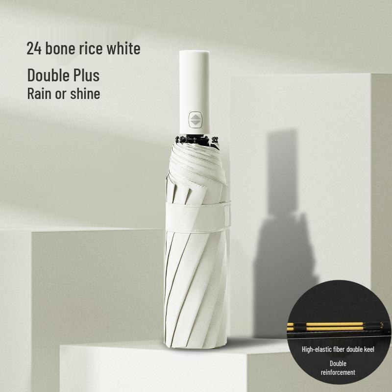 Extra Large 24-Rib Automatic Folding Umbrella for Men & Women - Rain or Shine