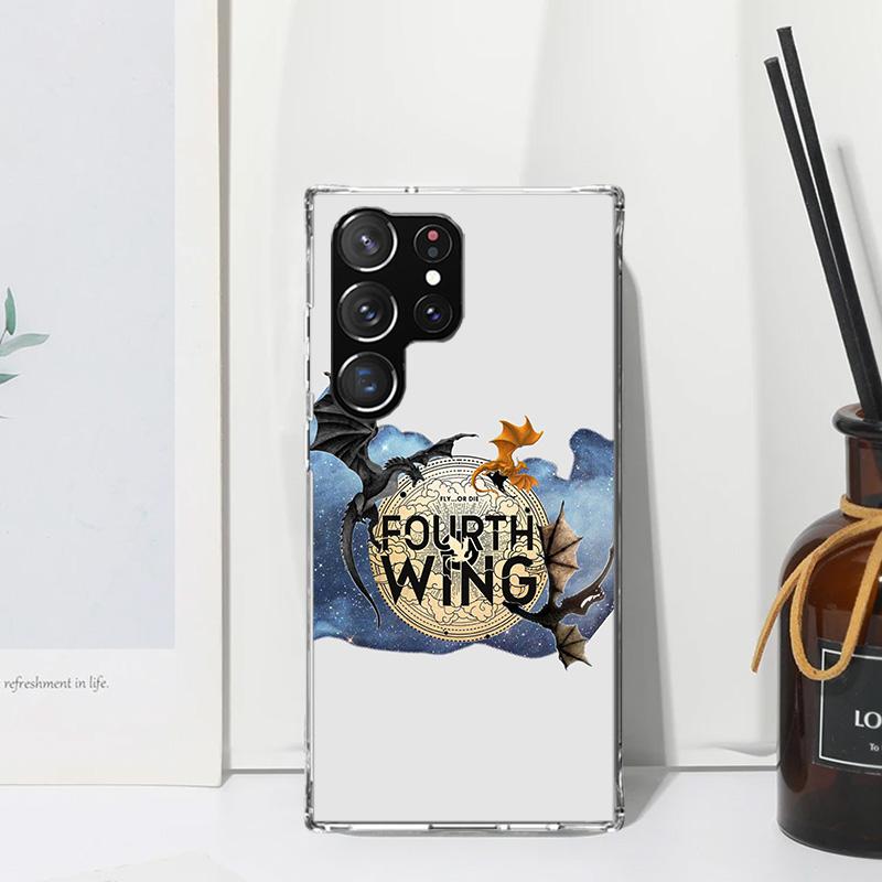 

F-Fourth W-Wing Dragon Phone Case For Samsung Galaxy S26 S25 Edge S24 FE S23 S22 Ultra S21 Plus S20 + Art Fundas Back Cover Gala Samsung S22 Ultra