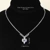 Hot Selling Bridal Necklace - Water Drop Zirconia Design with Diamond-Inlaid Details